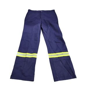 Westex Indura Pants Mens 38x34 Blue Flame Resistant Reflective Workwear FR